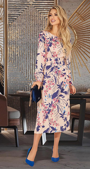 Стильне плаття з поясом (48) Київ - фото 4