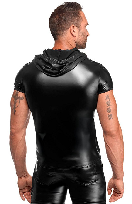 Чоловіча футболка з капюшоном Noir Handmade H085 Vexen hooded T-shirt S Sex Aura Київ - фото 3