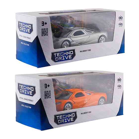 Автомодель - McLaren F1 1992 (сірий, помаранчевий) Днепр