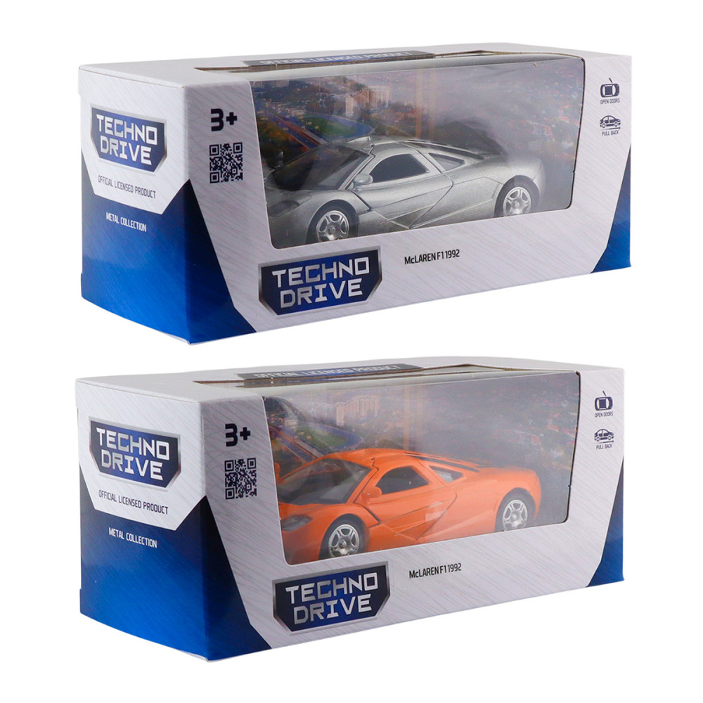 Автомодель - McLaren F1 1992 (сірий, помаранчевий) Днепр - изображение 4