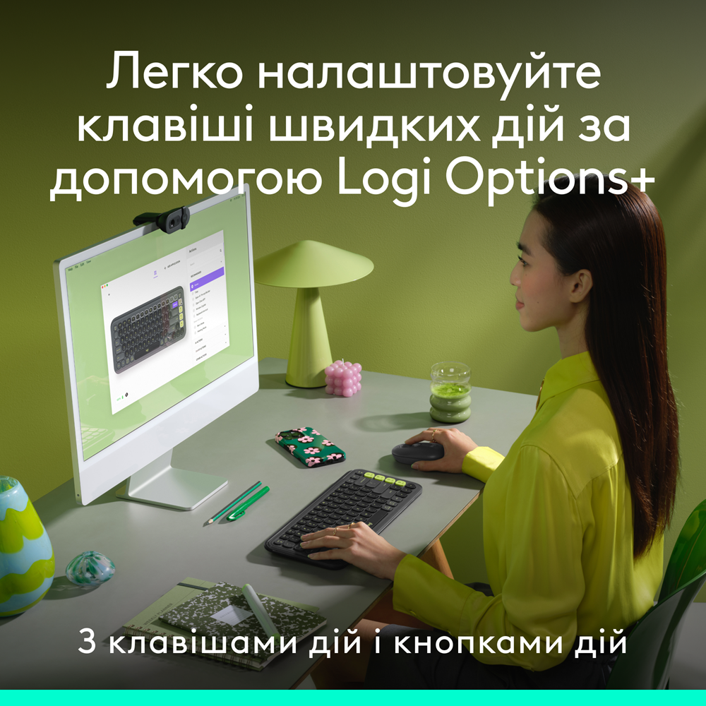 IT набір Logitech Pop Icon Combo Graphite (L920-013156) (7031714) Киев - изображение 6