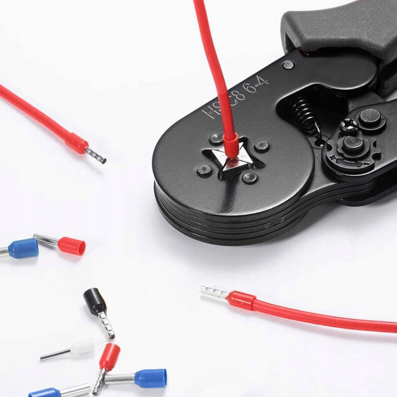 Обтискні Щипці - крімпери для гільз 0,25-10мм2 + 500 гільз Bigstren (23271) Нововолинськ - фото 6