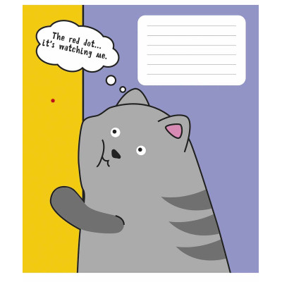 Зошит Школярик Animal's memes 12 аркушів лінія (012-3567L) Вінниця - фото 3