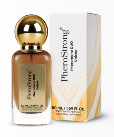 Парфюм унисекс с феромонами PheroStrong Pheromone Duo с нотами уда, ванили и бергамота, 50 мл Sex Aura Киев