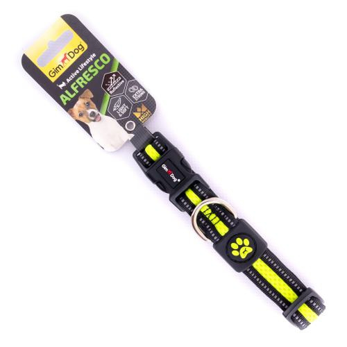 Нашийник GimDog для собак Alfresco подвійний жовтий неопрен 28-40 см/20 мм Київ - фото 1