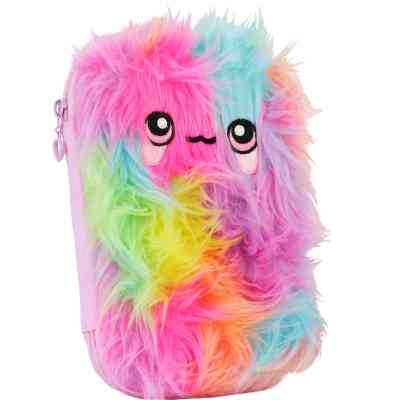 Пенал Cool For School 1 отделение с плюшем и аппликацией Радуга (CF6549-light) Винница