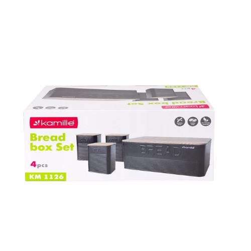 Хлібниця 35,5*21,5*19,5см бамбук/нержавіюча сталь 1126 KAMILLE Житомир - фото 5