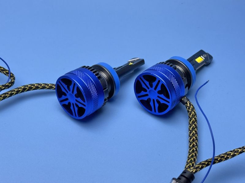 Комплект LED ламп H11 K68 (120W) с пультом — 3 цвета (3000K/4300K/6000K) + Стробоскоп Харьков - изображение 4