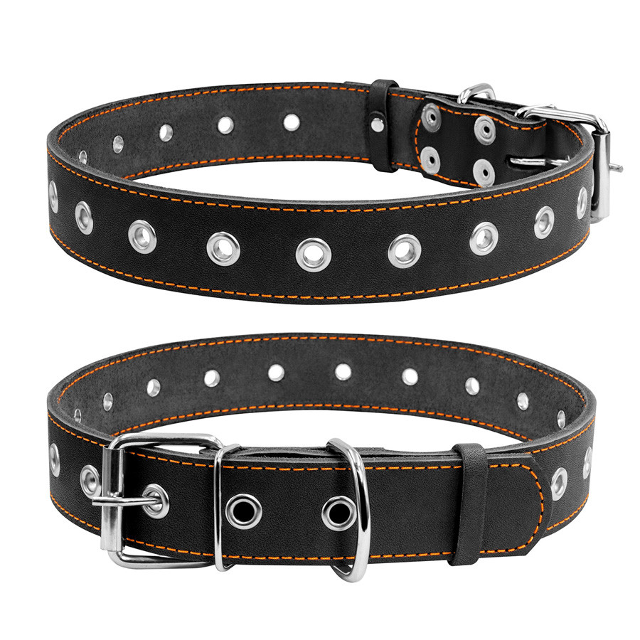 Нашийник "CoLLaR" безрозмірний (ширина 35мм, довжина 69см) чорний Коломия - фото 1