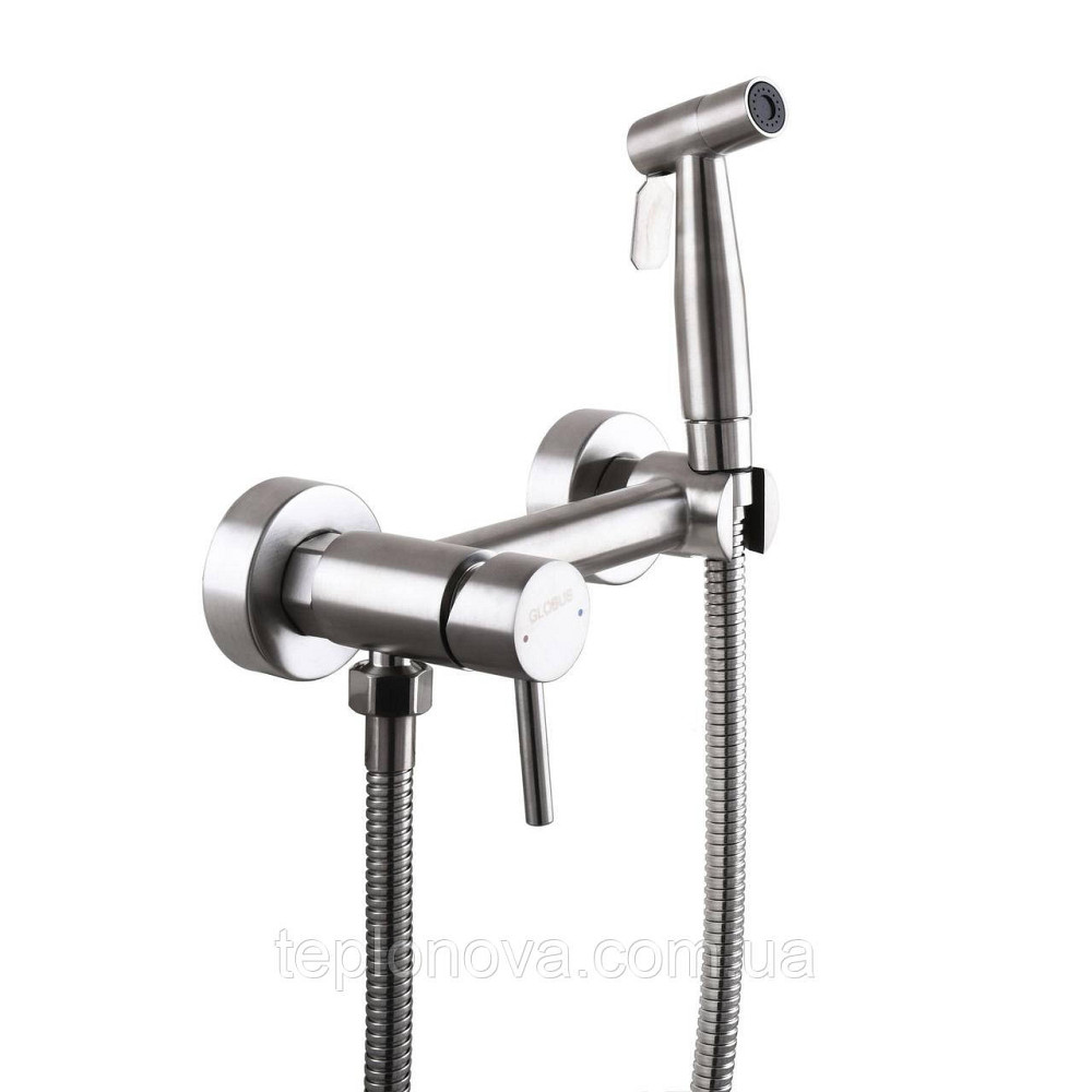 Змішувач гігієнічний Globus Lux ALPEN SBT-6SS-106MIX Чернівці - фото 1