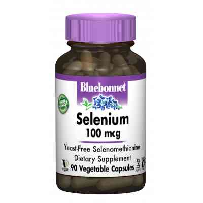 Минералы Bluebonnet Nutrition Селен 100мкг, 90 гелевых капусул (BLB-00739) Винница