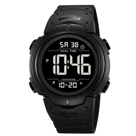 Годинники рибалки мисливця SKMEI 2304BKBK, Годинники для активних військових Протиударні XM-74 Івано-Франківськ