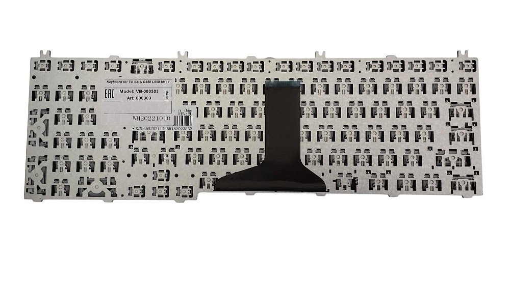 Клавиатура для ноутбука Toshiba Satellite (C650, C655, C660, C670, L650, L655, L660, L665, L670, L675) Black, RU/EN Вінниця - фото 2