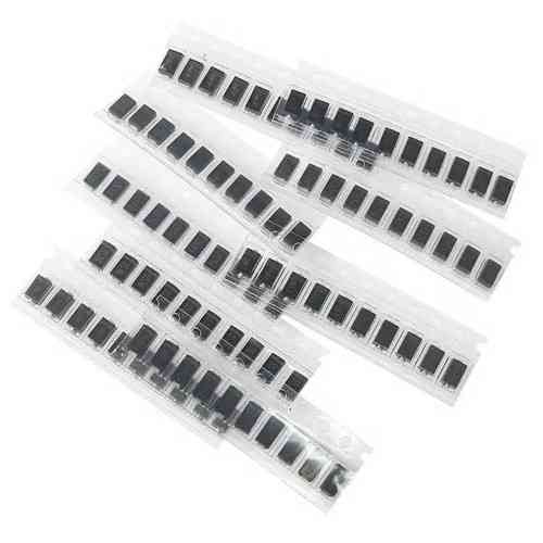 Набір із 90 SMD випрямних діодів та діодів Шотткі 1N4001 1N4004 1N4007 SS14 SS16 SS24 SS26 SS34 SS36 Київ