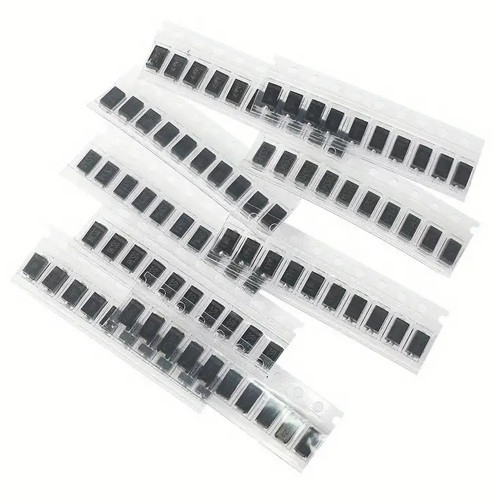 Набір із 90 SMD випрямних діодів та діодів Шотткі 1N4001 1N4004 1N4007 SS14 SS16 SS24 SS26 SS34 SS36 Київ - фото 2