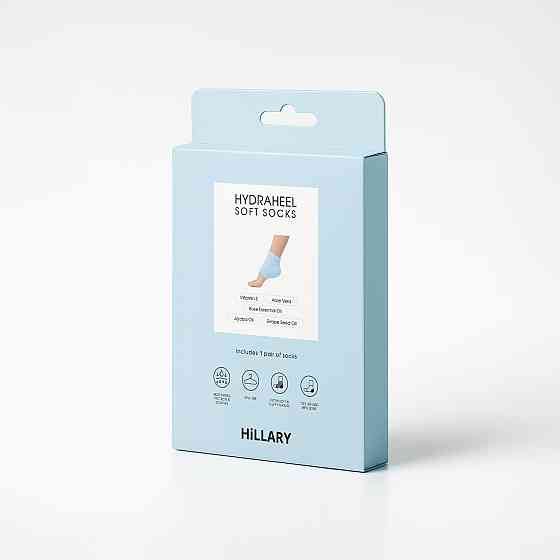 Увлажняющие носки для пяток HydraHeel Soft Socks Hillary Киев