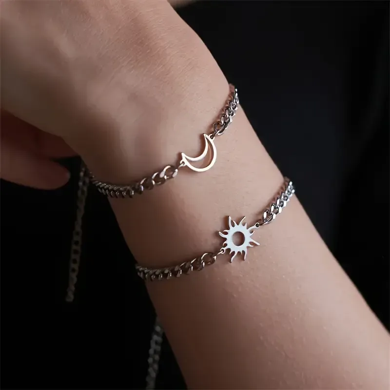 Парные браслеты солнце и луна – для пары или друзей Киев - изображение 3