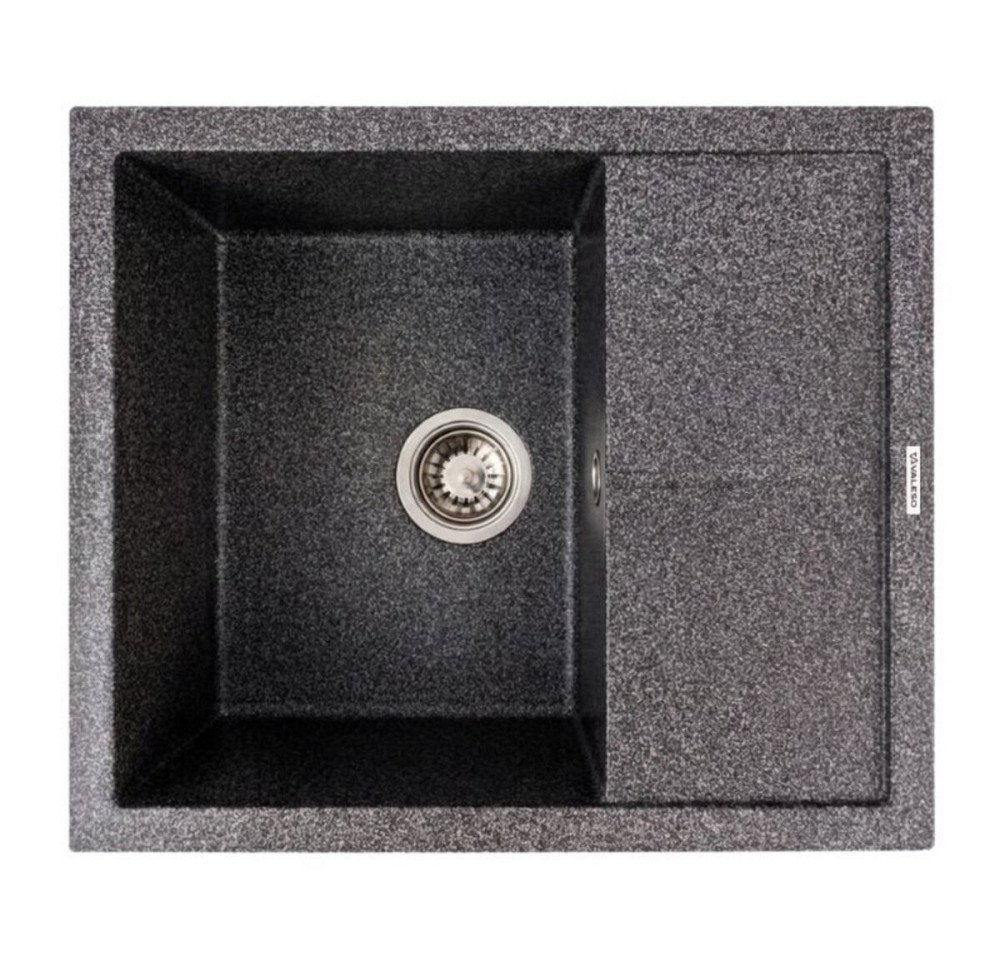VALESO Кухонна гранітна мийка 5850 REYNA VALESO графіт Коломыя - изображение 3