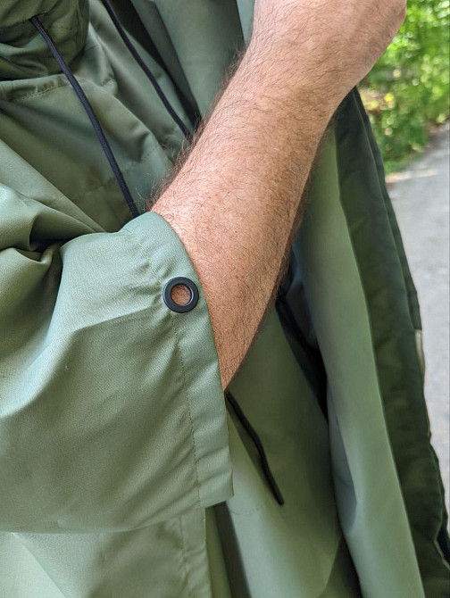 Дощовик чоловічий тактичний дощовик пончо. Військовий дощовик плащ накидка від дощу для рибалки Дніпро - фото 8