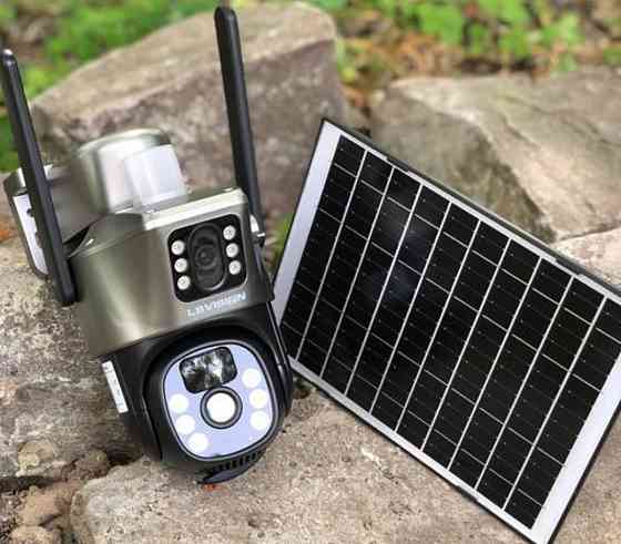 4G 8 MP камера видеонаблюдения с аккумулятором солнечная панель TP15B. Харьков