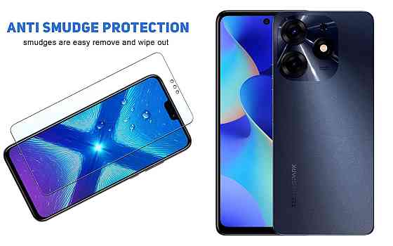 Защитное стекло NeoGlass для Tecno Spark 10, Spark 10 5G – ультрапрозрачное и устойчивое Киев