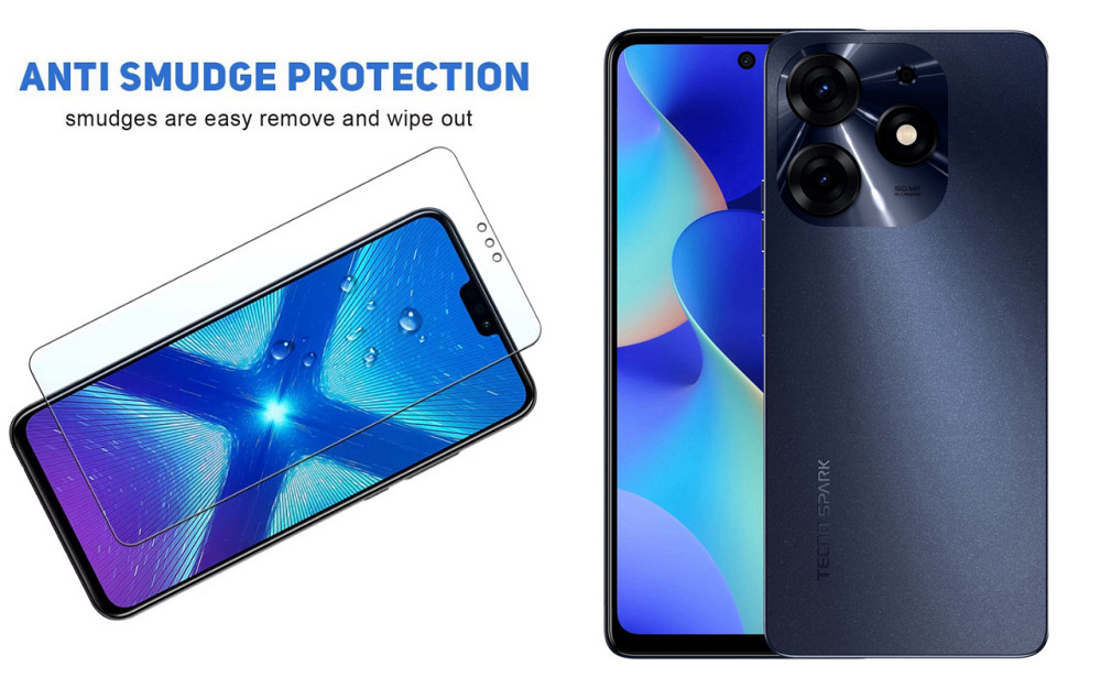 Защитное стекло NeoGlass для Tecno Spark 10, Spark 10 5G – ультрапрозрачное и устойчивое Киев - изображение 3