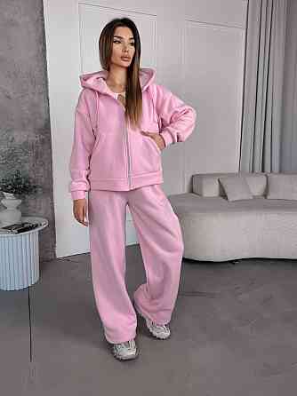 Женский теплый костюм с широкими штанами Одесса