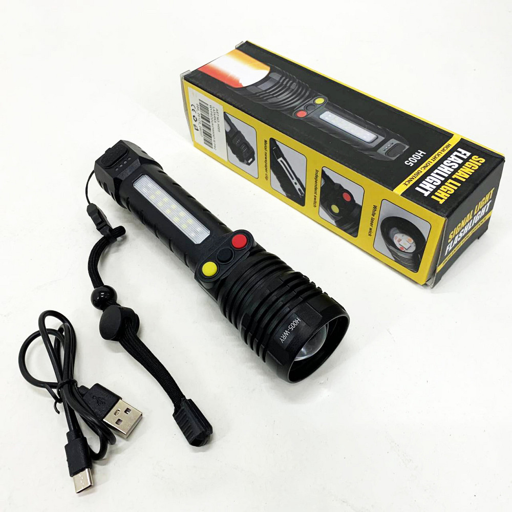 Мощный фонарь для рыбалки, Фонарь с регулировкой луча, Фонарь водозащищенный Фирменный ручной RC-86 Львов - изображение 10