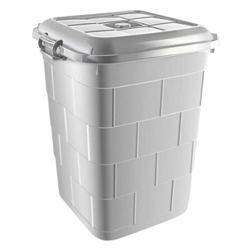 Бак для сміття квадратний 55л з кришкою Tetris ELIF Житомир
