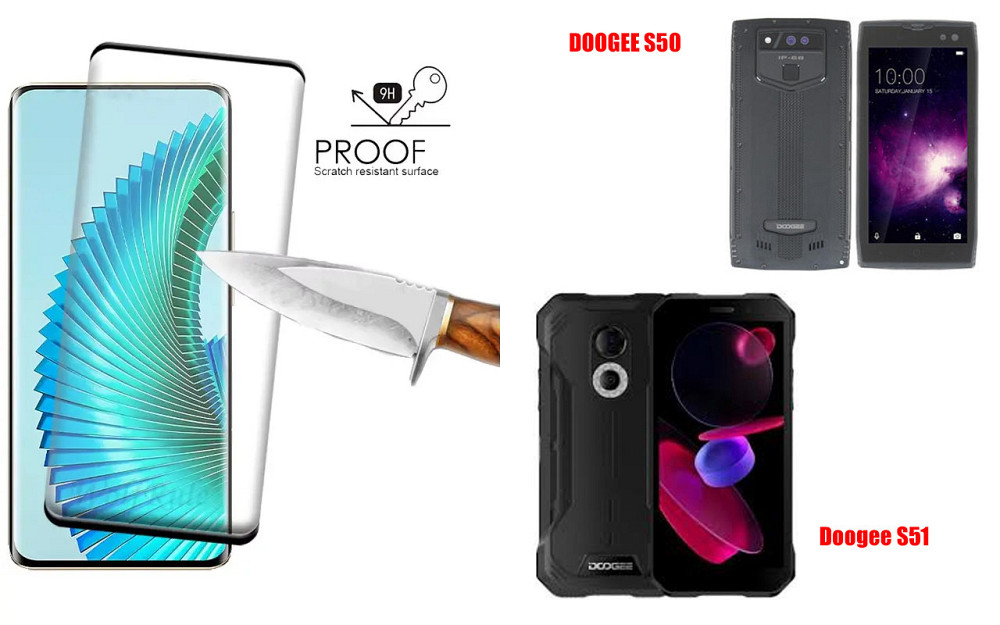 Защитное стекло HyperGlass Pro для DOOGEE S50, Doogee S51 – максимальная чувствительность и защита Киев - изображение 1