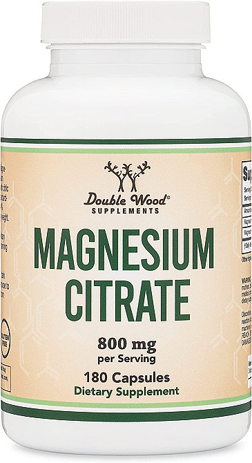 Цитрат магния Double Wood Magnesium Citrate 800 mg 180 capsules Луцк - изображение 1