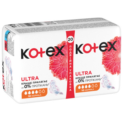 Гігієнічні прокладки Kotex Ultra Normal 20 шт. (5029053542638) Вінниця - фото 3