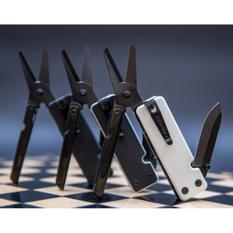 Мини мультитул Roxon KS2E Noir, черное лезвие, белый Киев - изображение 10