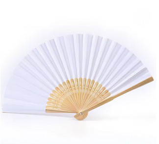 Веер бумажный белый дерево от жары Киев - изображение 4