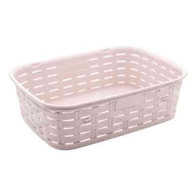Кошик для зберігання Irak Plastik під ротанг пудровий 1.75 л (5956) Вінниця