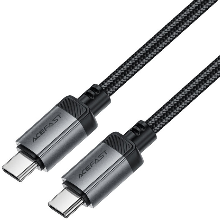 Кабель USB 2.0 Type-C M-M, 1.2м 60W aluminum alloy Black, C20-03 Acefast Вінниця - фото 2