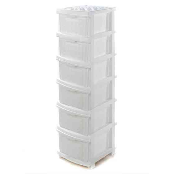 Комод пластиковый белый R-Plastic 