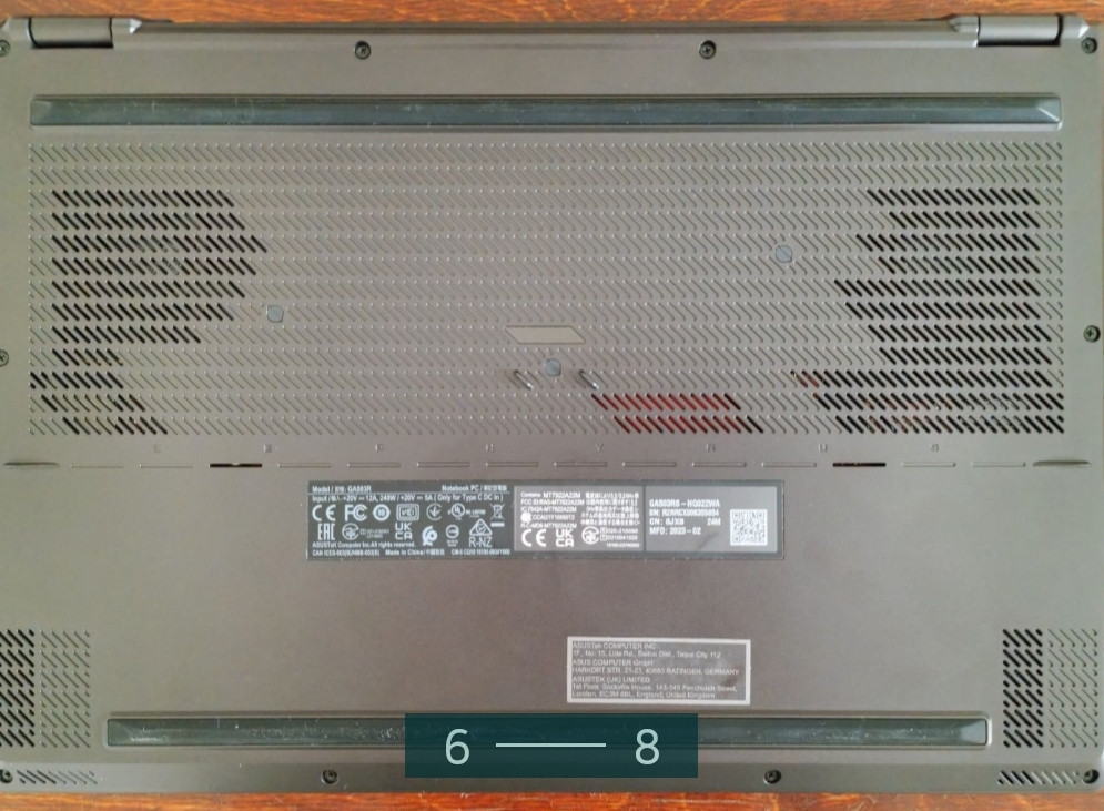 Ноутбук: ASUS ROG Zephyrus G15 ( GA 503 RS) Киев - изображение 6