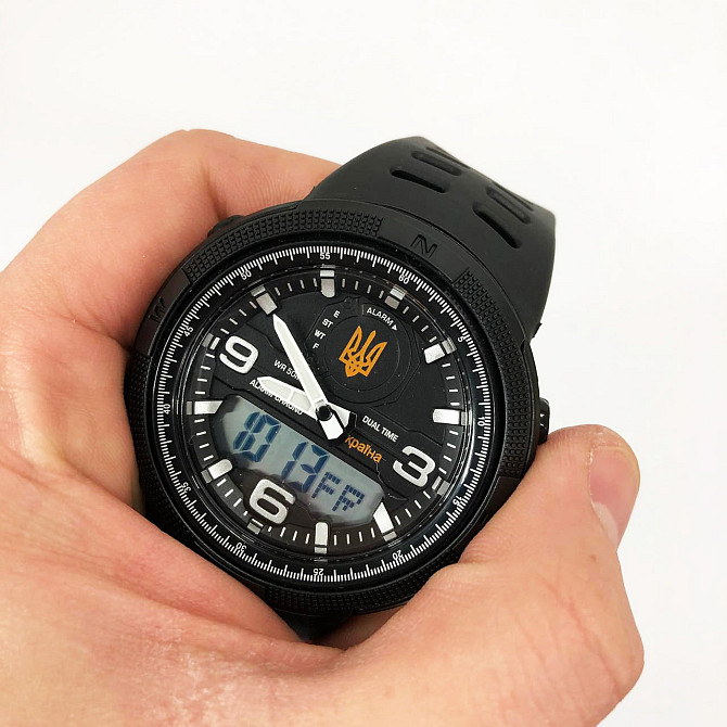Годинники наручні спортивні SKMEI 5561/1655BKWT, Годинники військові з LM-689 офіційною гарантією Київ - фото 7