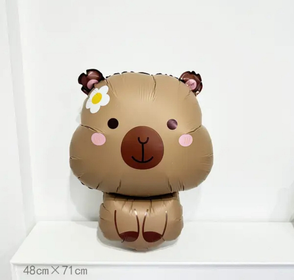 Капібара 60 см кулька фольгована матова Київ - фото 1