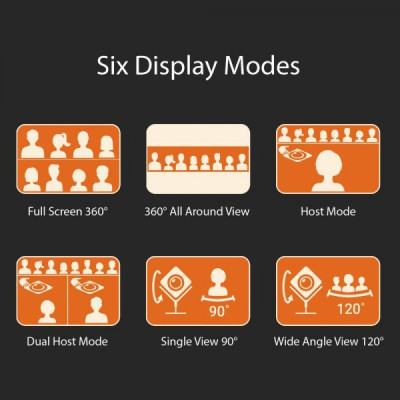 Веб-камера J5create JVCU360-N 360 Rundum USB-A/C (JVCU360-N) Винница - изображение 3