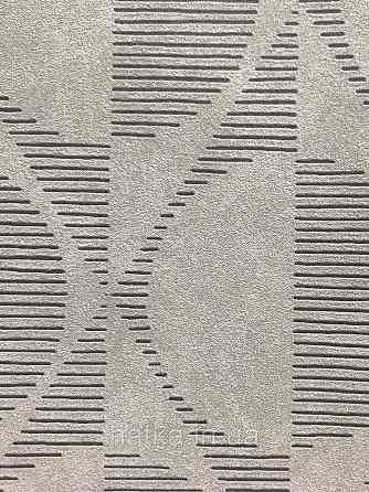 Шпалери флізелінові AS Creation Pop style 37478-5 геометрія фігури коло ромби сірий графітовий Київ