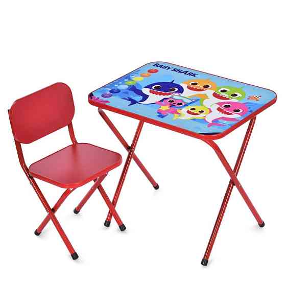 Дитячий столик складаний зі стільчиком M 5960-3 червоний Вінниця