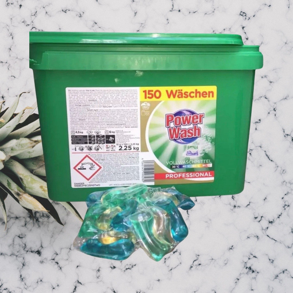 Капсули для прання Павер Ваш універсальні Power Wash universal 150cps 2,25kg 2шт/ящ Виноградів - фото 2