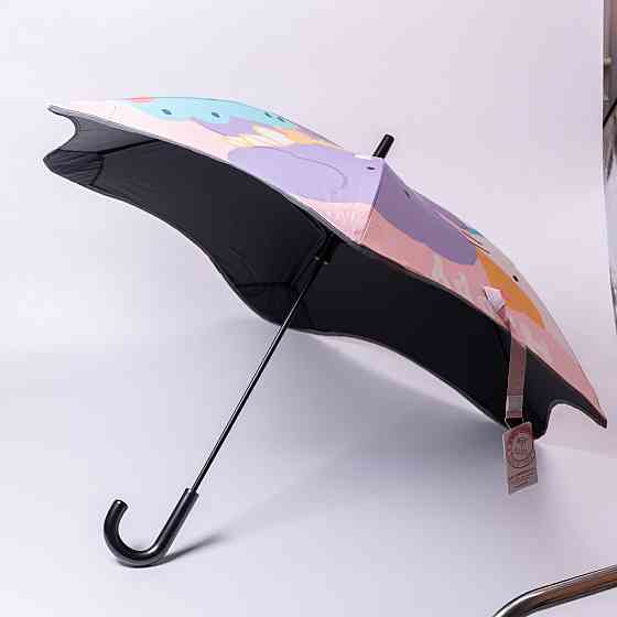 Дитячий механічний зонт з принтом, фіолетовий 90 см Київ