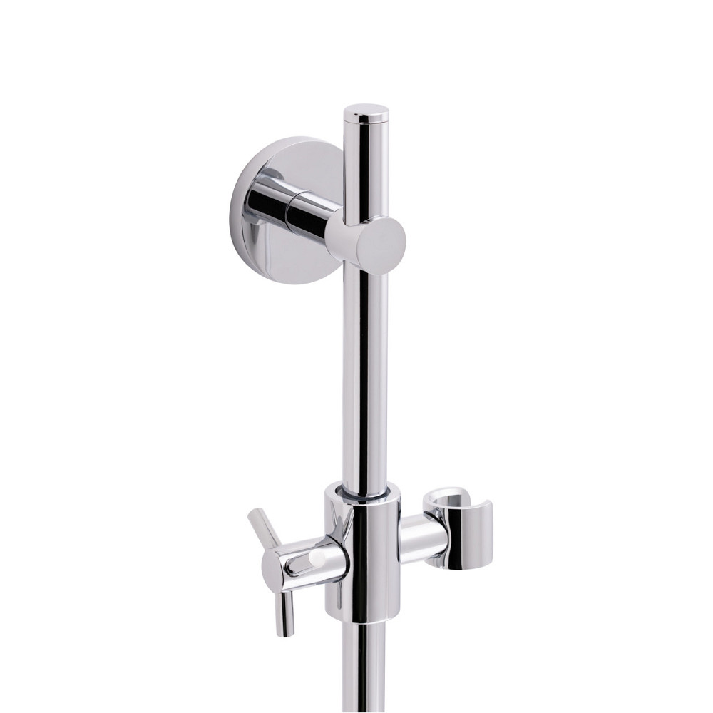 Стійка універсальна Qtap Sprha 700 мм округла з поличкою QT003 Chrome Київ - фото 3