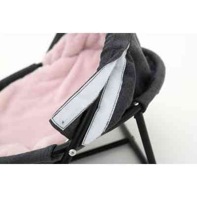 Лежак для тварин MISOKO&amp;CO Pet bed round plush 45x45x22 см grey and pink (HOOP31839) Вінниця