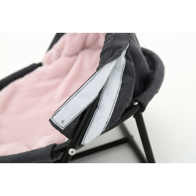 Лежак для тварин MISOKO&amp;CO Pet bed round plush 45x45x22 см grey and pink (HOOP31839) Вінниця - фото 4