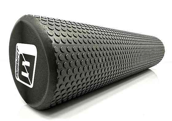 Масажний ролик EasyFit Foam Roller 60 см Чорний Коломия
