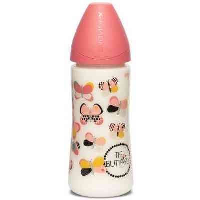 Бутылочка для кормления Suavinex Крылатые истории 360 мл розовая (304829) Винница